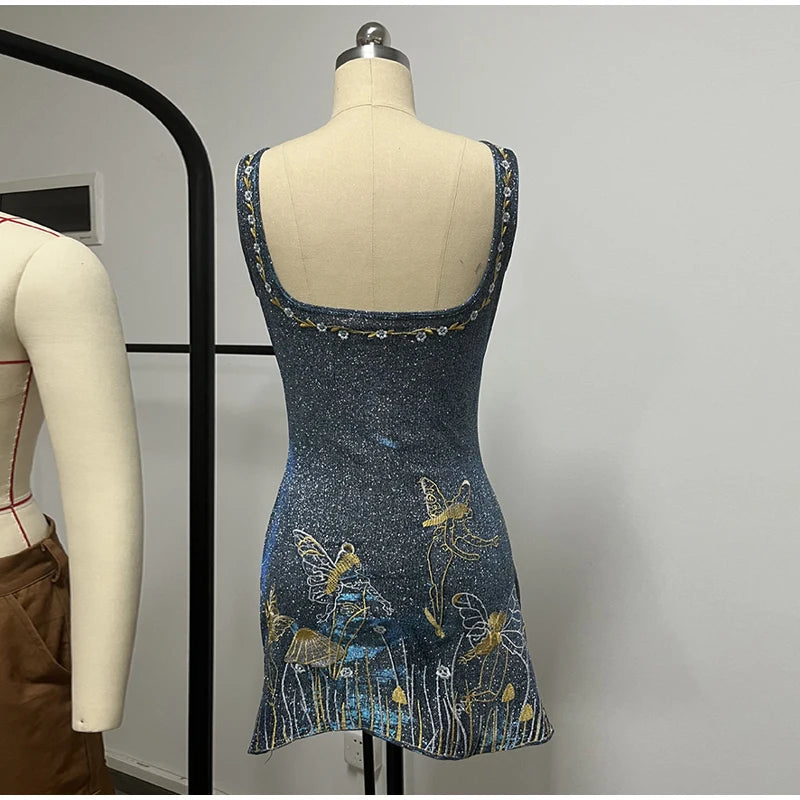 Mini Dress Slim Fit Summer High Street