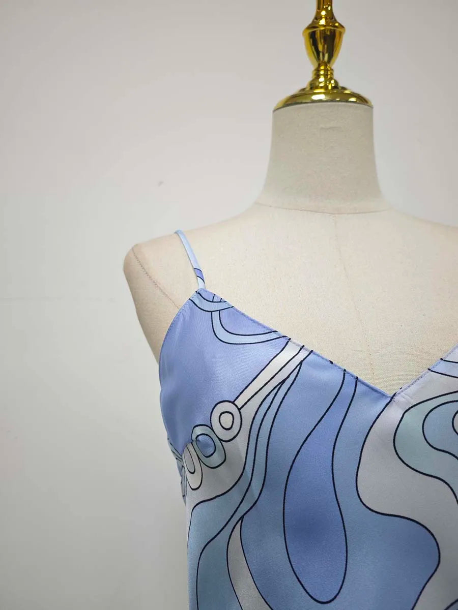 Light Blue Pucci Two Piece Set f