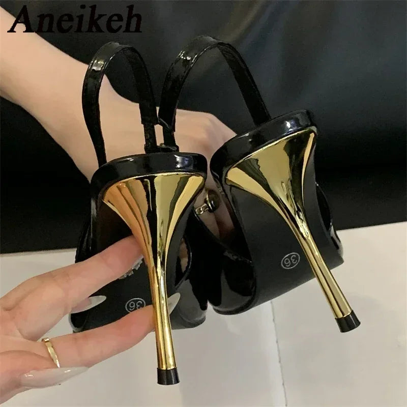 Ultra Luxurious Gemstone Pointed heels