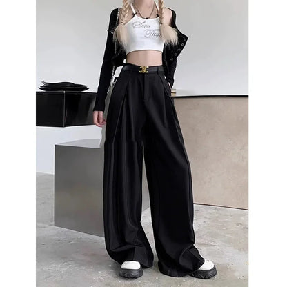 High Waist Loose Wide Leg Pants