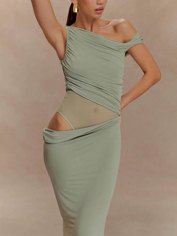 Backless Club Party Long Dress Elegant - Shellss