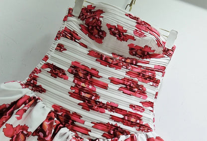 Australian Luxury Puffy Ruffle Dress