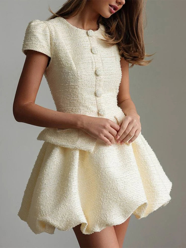 Elegant Solid Slim Women's 2 Pcs Suits