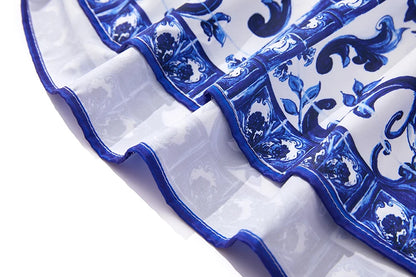 Porcelain Majolica Print MIdi