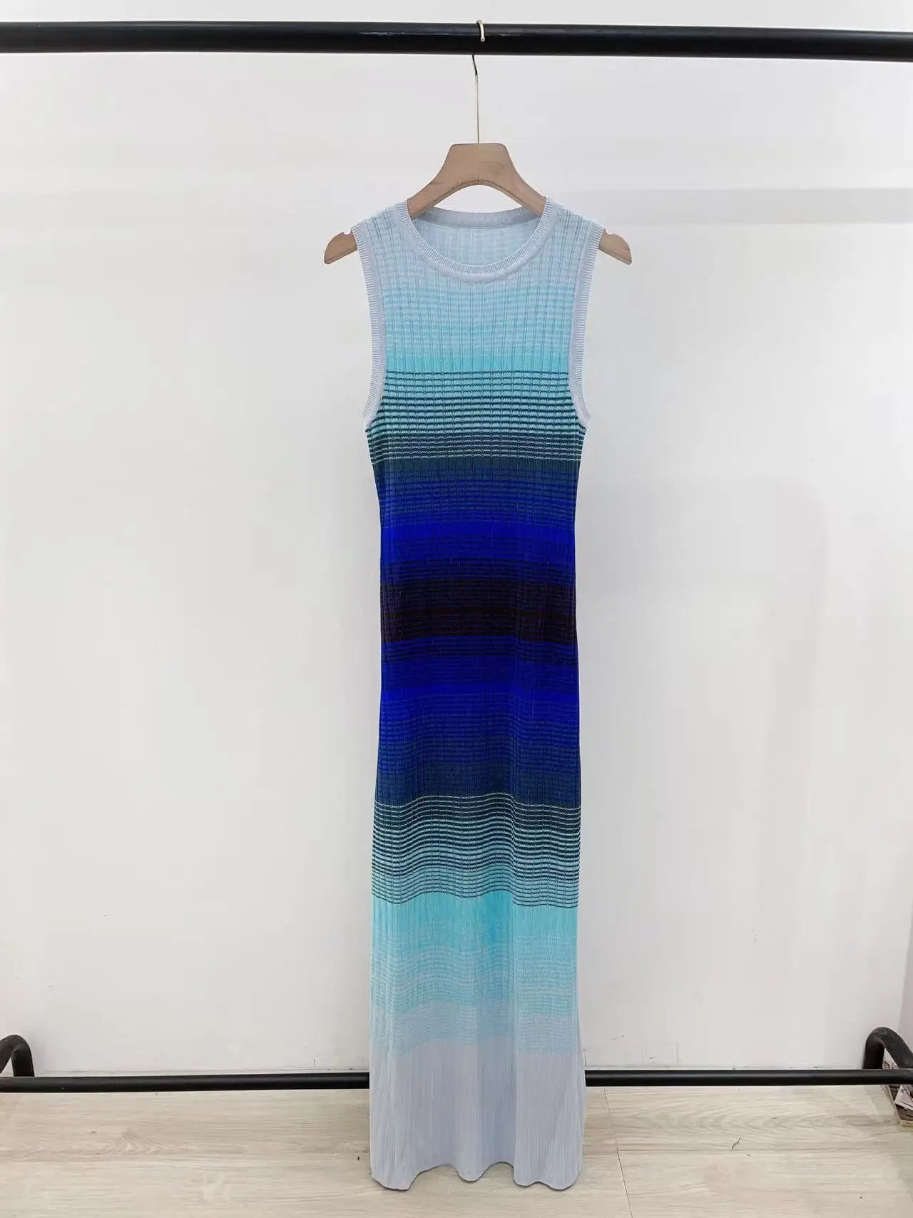 Sandro Maje Gradient blue Bodycon Knit