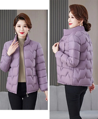 Women's Winter Parka 2025 New Casual Versatile Mom Down Cotton Jacket