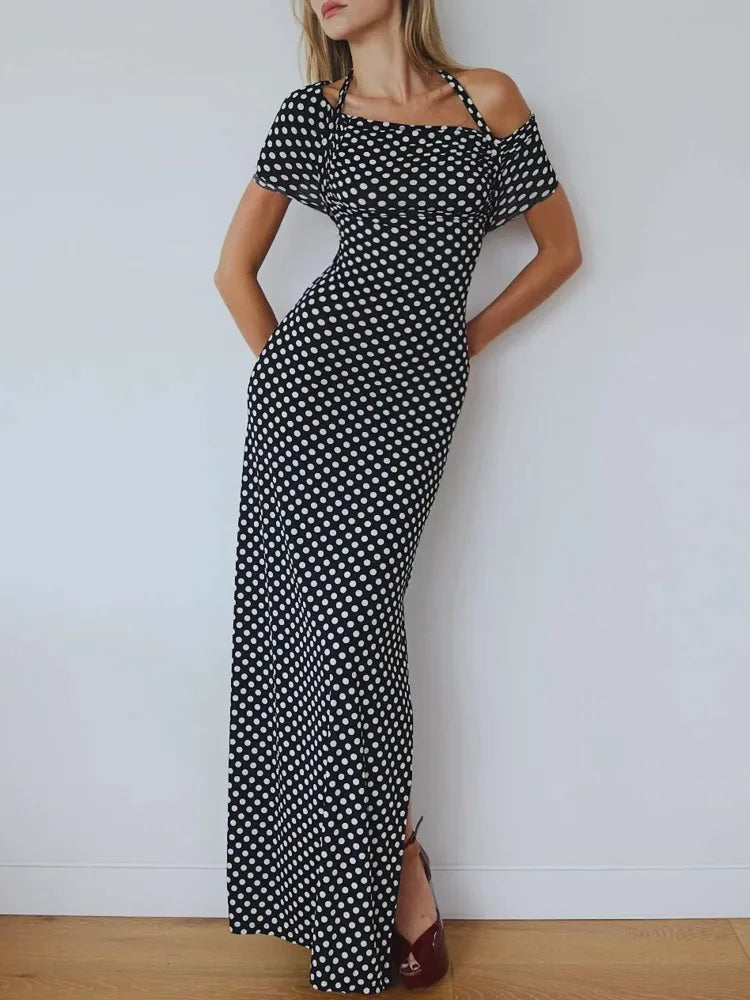 Dreamy Backless Polka Dots