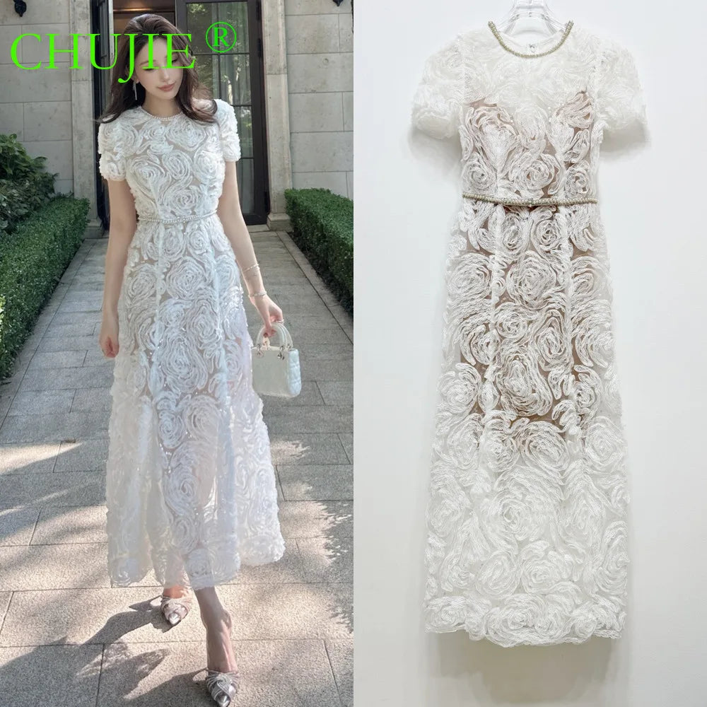 Self portrait white lace dress
