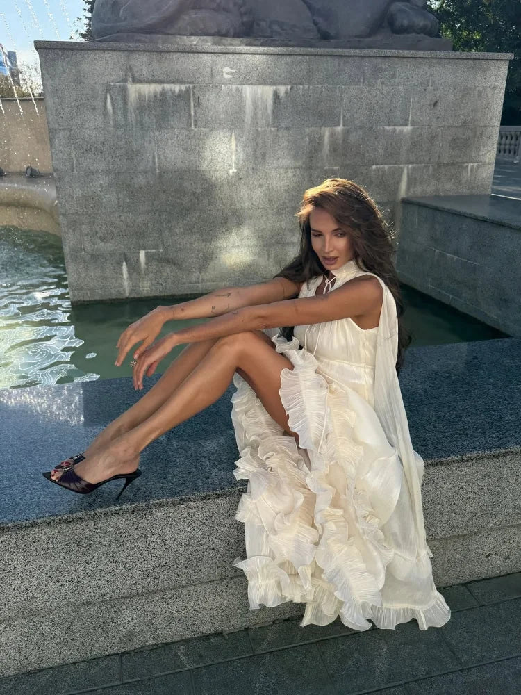 Yacht White flowy dress