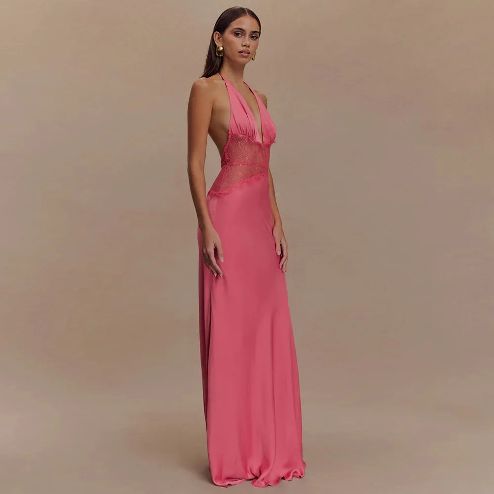 Summer Lace Halter Dreamy silk