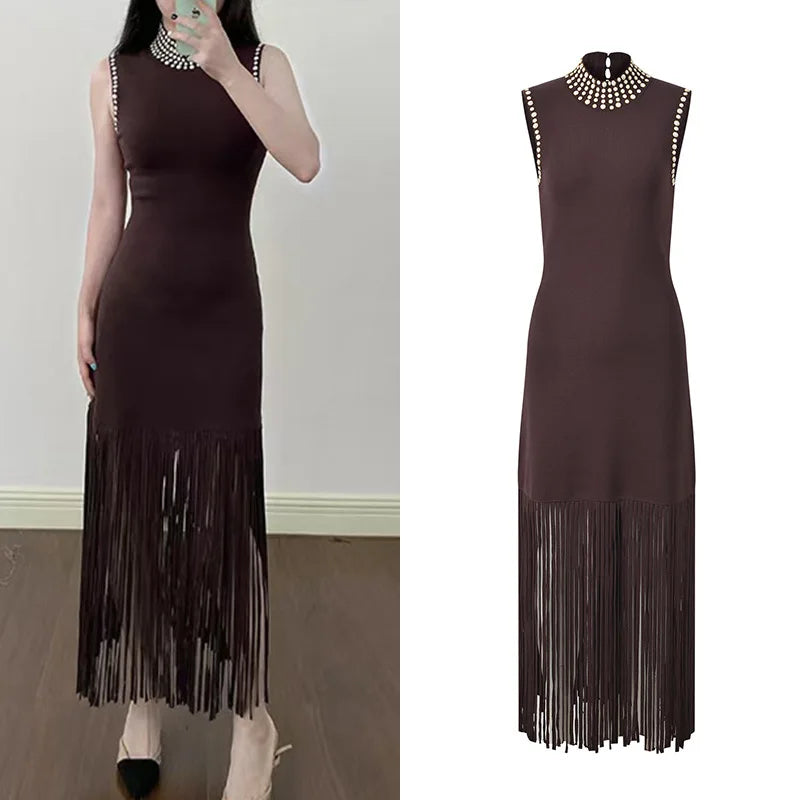 Sandro Pearl Tassel Fringe - Shellss