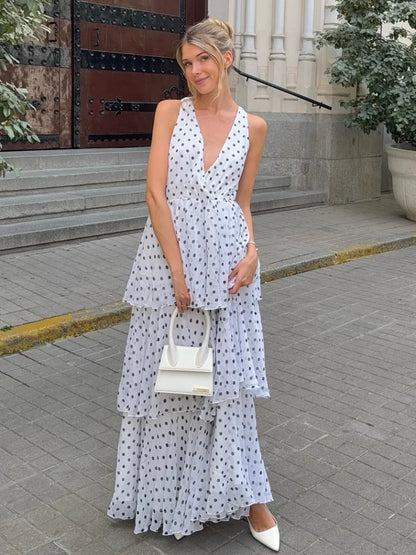 Polka dots Layered Ruffles