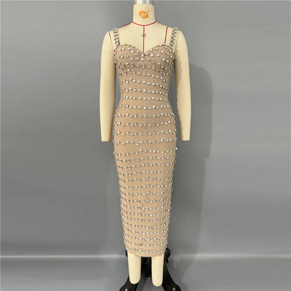 2025 Luxury Beading Bandages Dress
