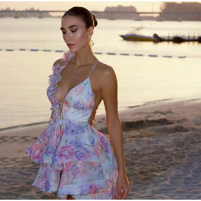 1 Flower Ruffle Mini