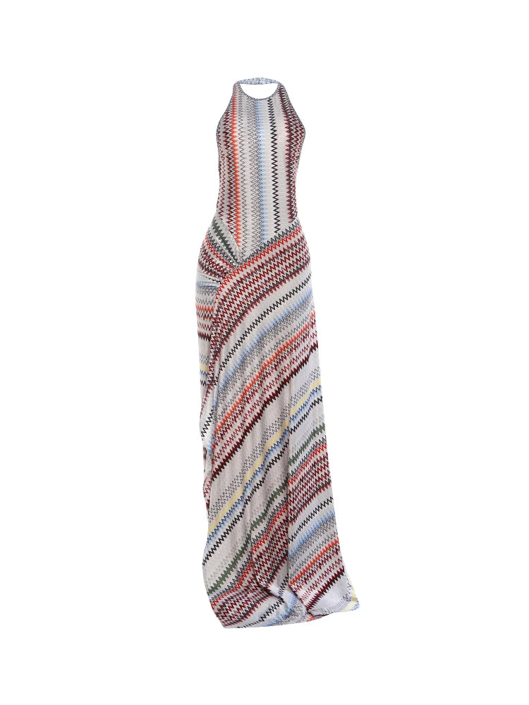 Missoni White Striped Long