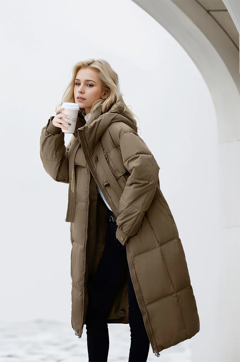 Women Parkas 2024 Autumn Winter Down Cotton Jackets Padded Thickened