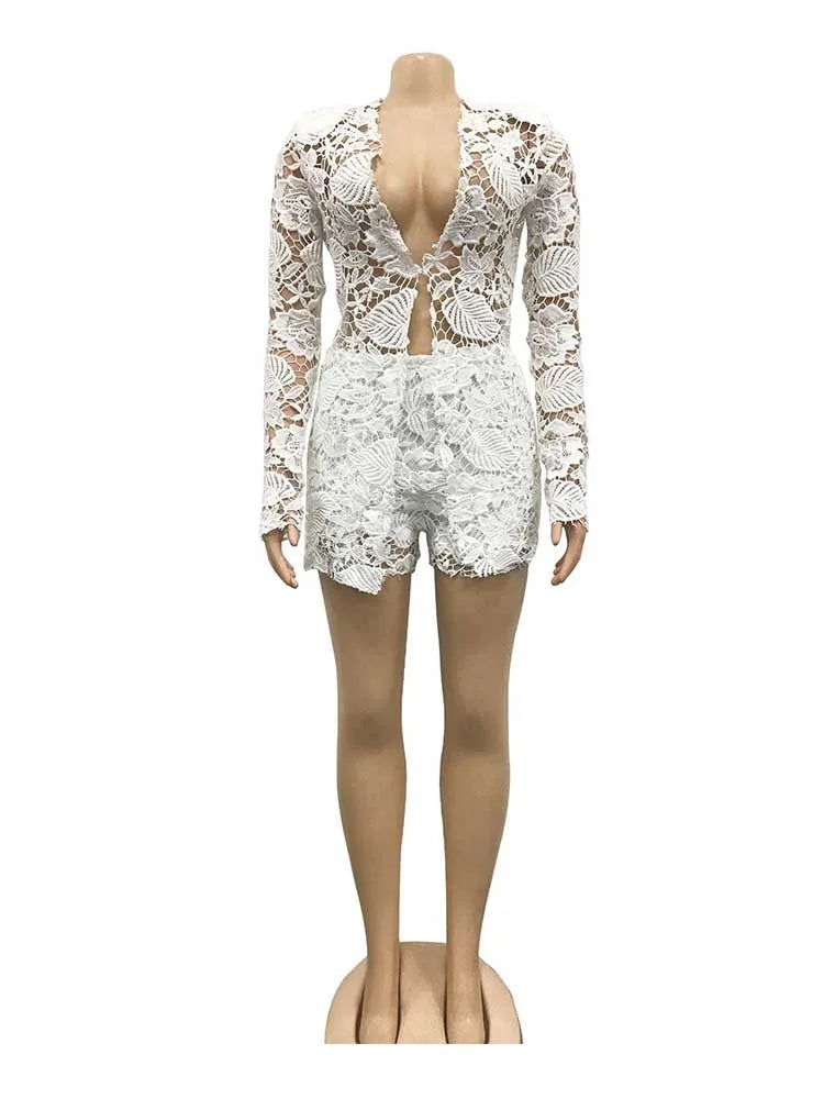 Lace 2 Piece Top and Shorts