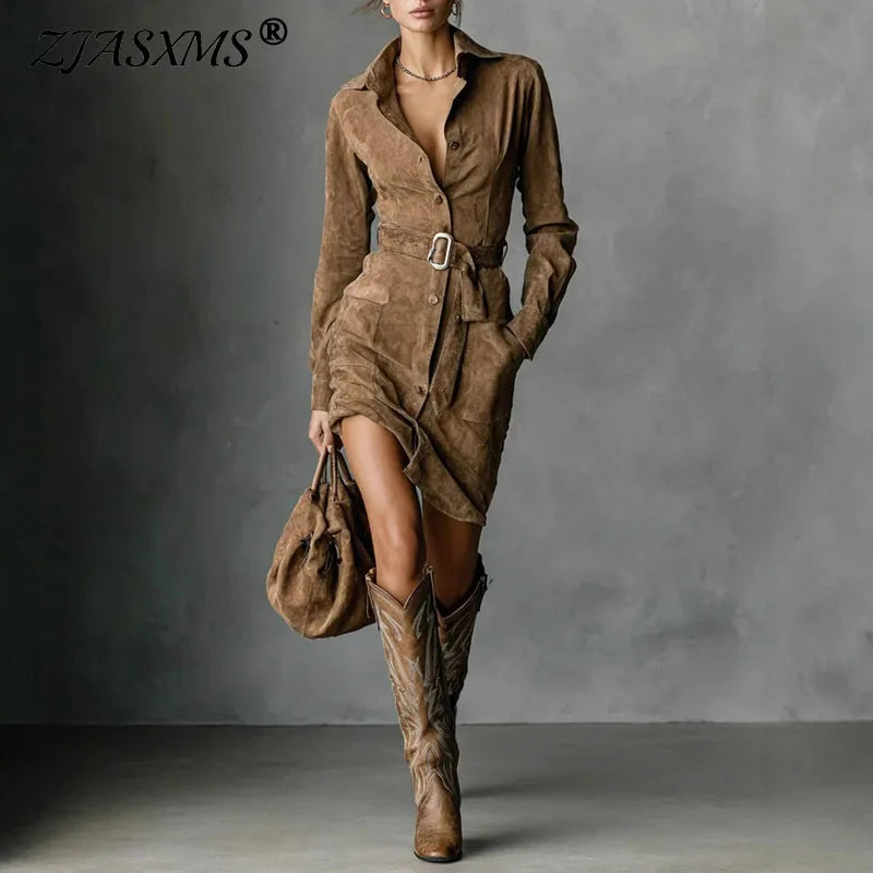 Fall Shirt Dress