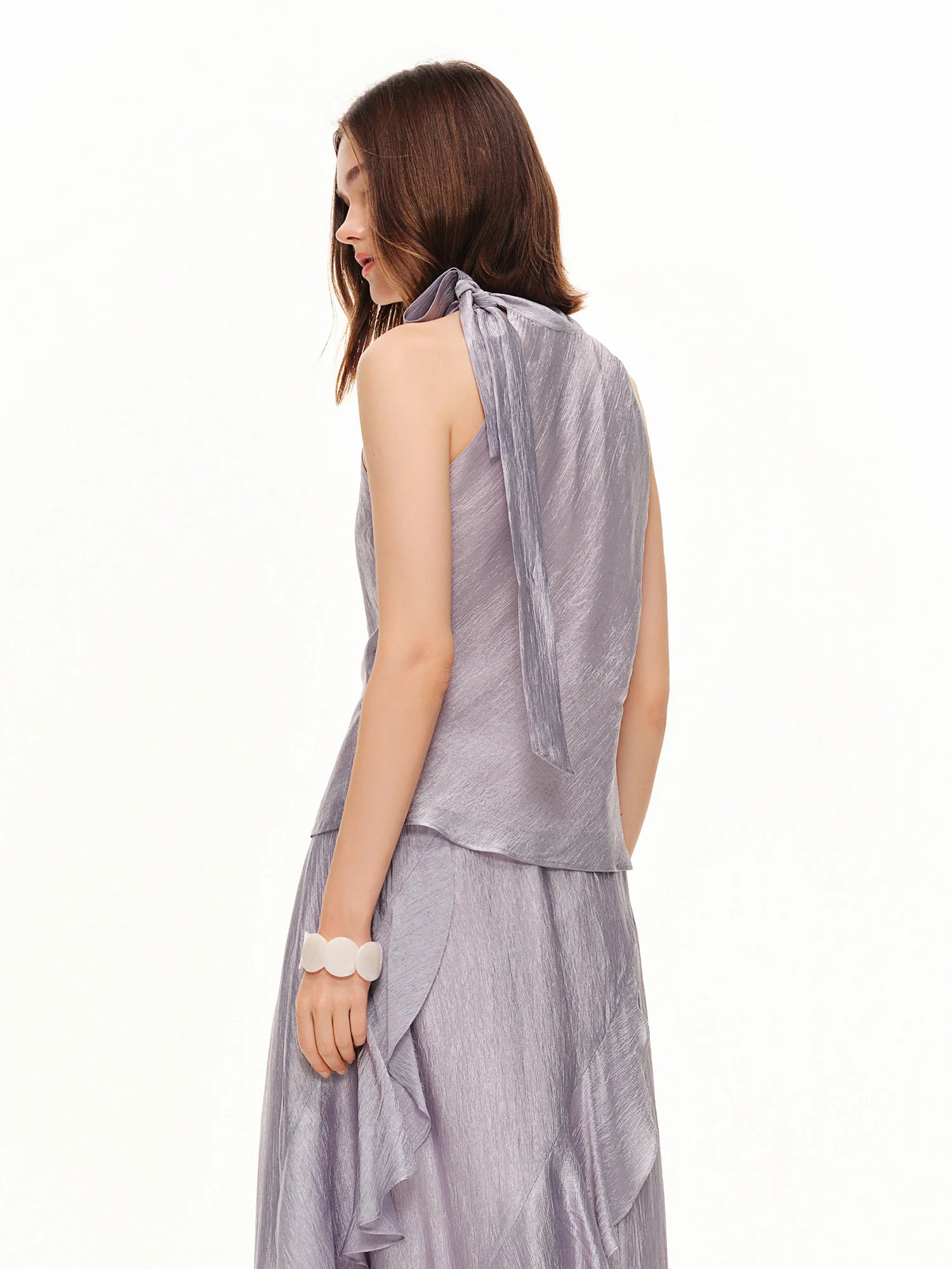 Delicate Purple Top & Skirt
