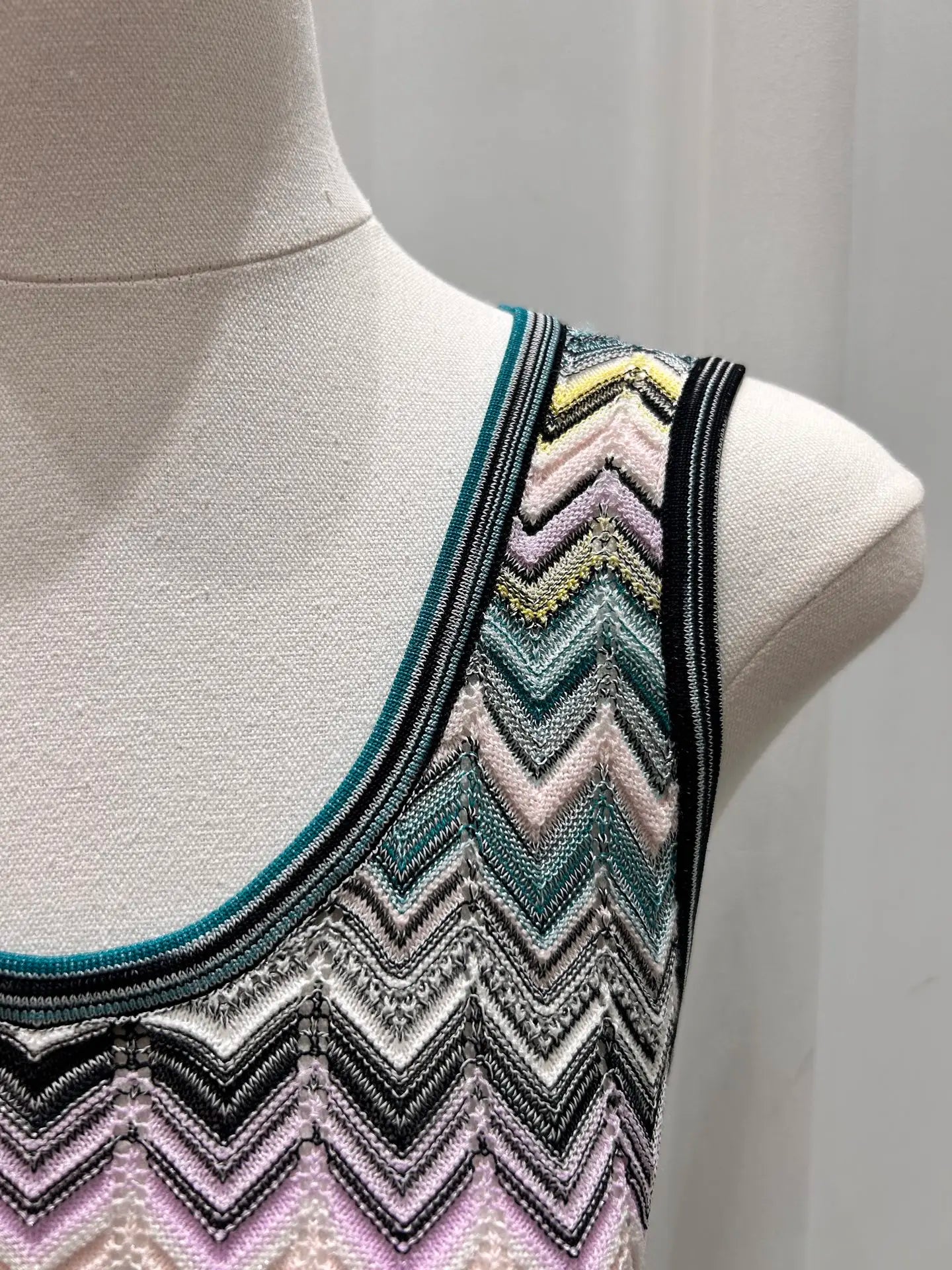 Missoni new zig zag knit dress
