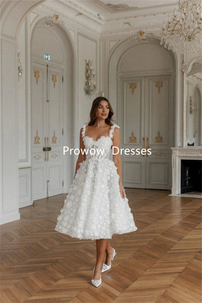 Exquisite Ivory Lace Wedding Dress or guest Romantic