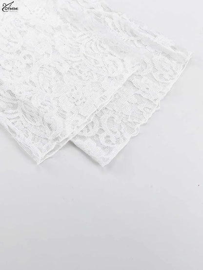 White Lace 2 Pieces Set