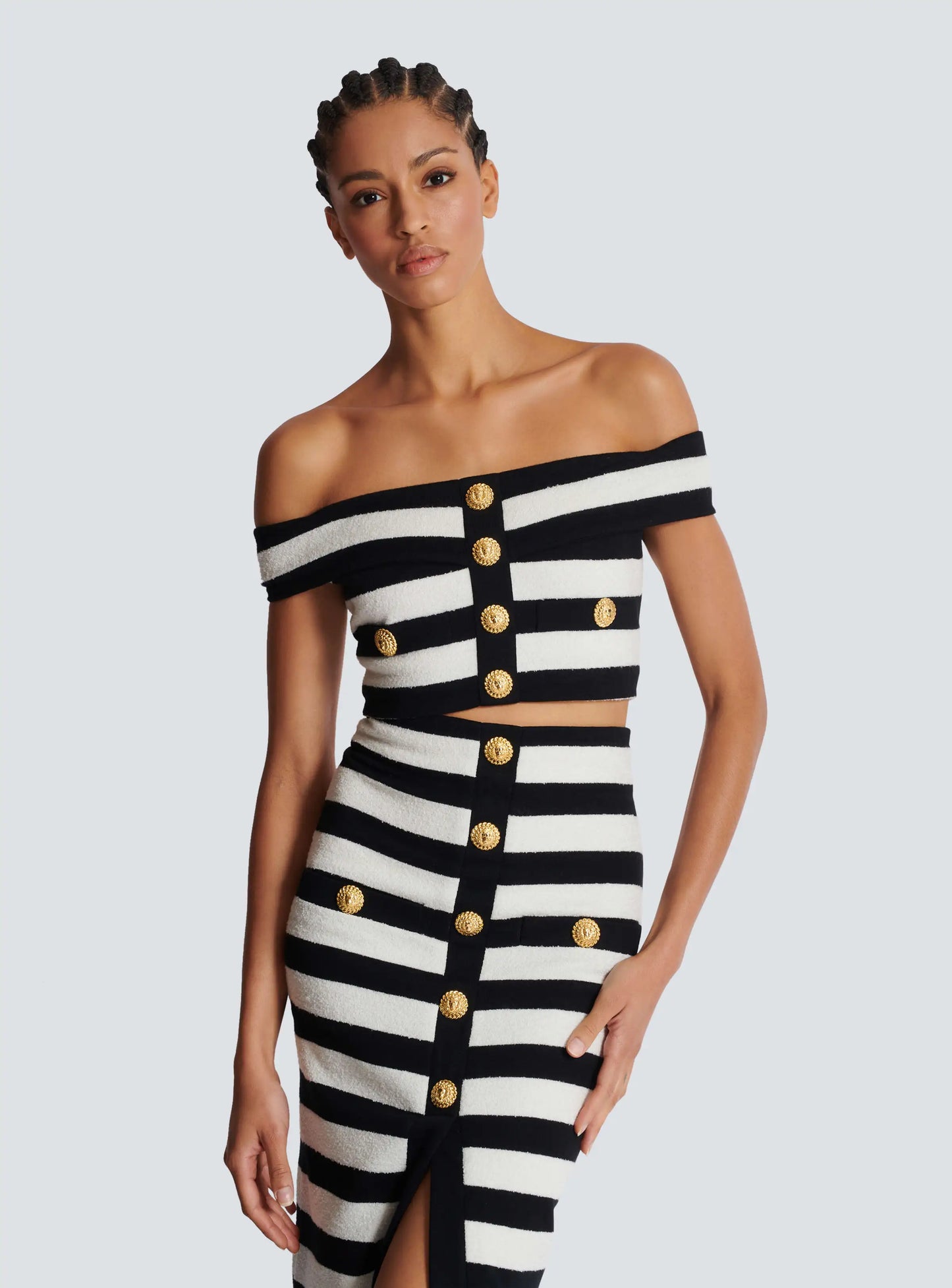 Knitted Quiet Luxury Striped