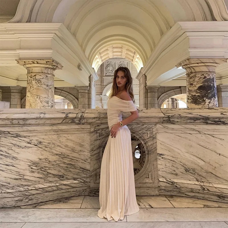 A line Offshoulder Dream dress - Shellss