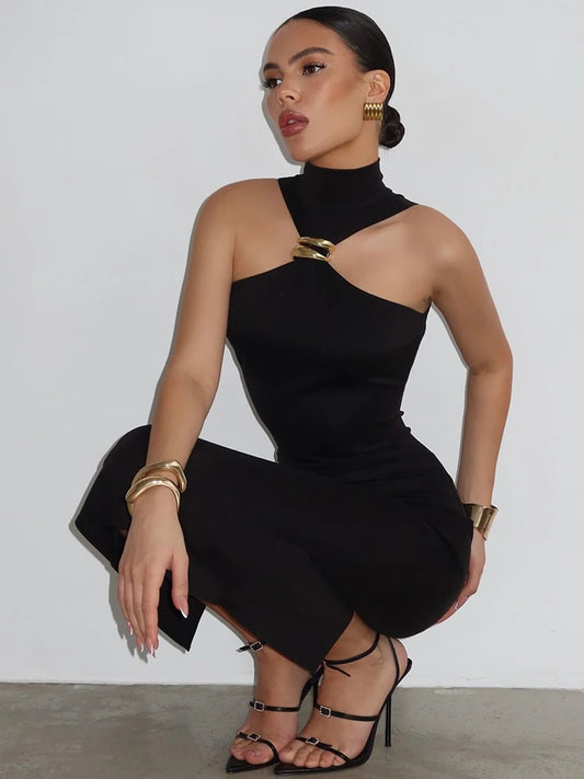 1 Twisted neck Off-shoulder