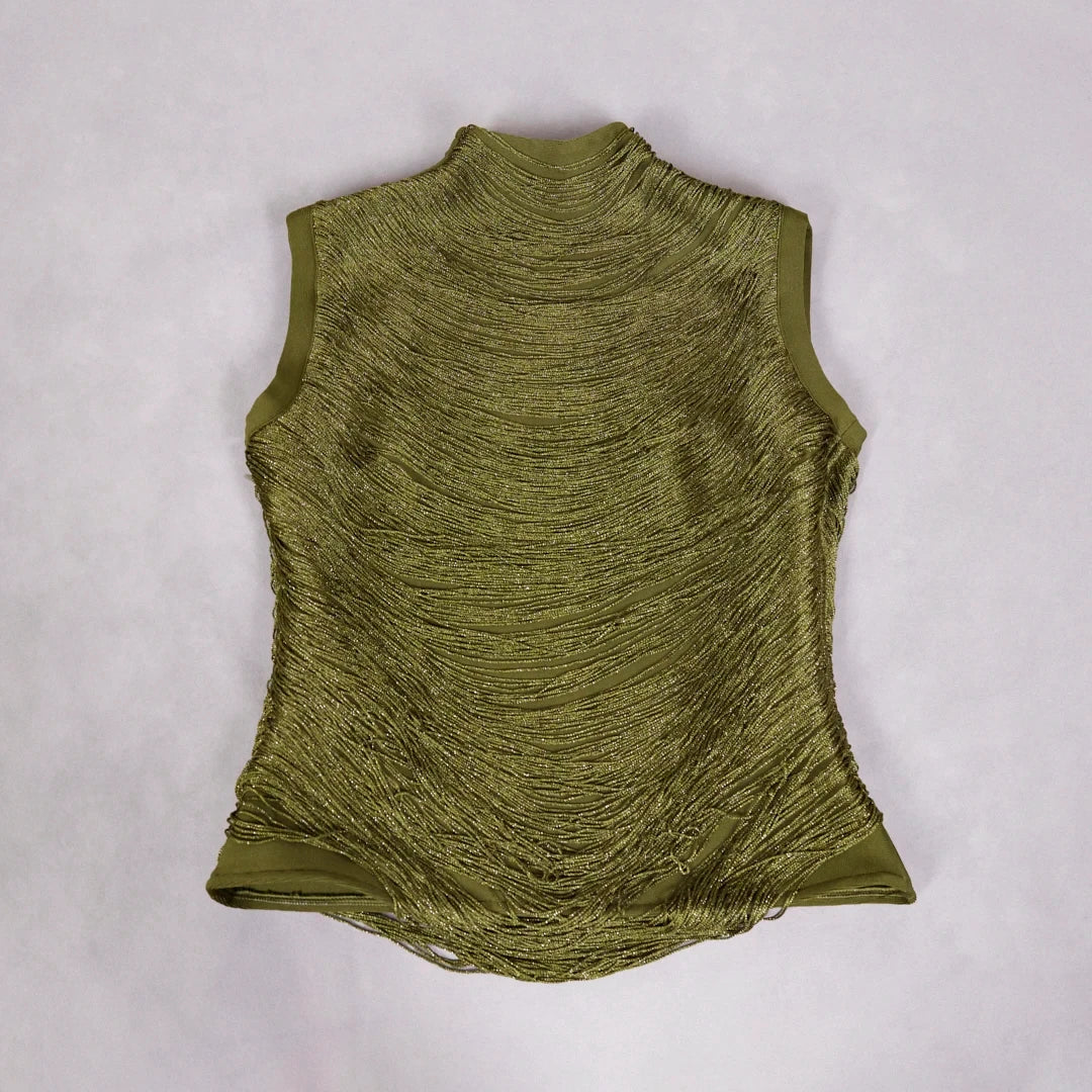 Army green tassel Spark Set clio