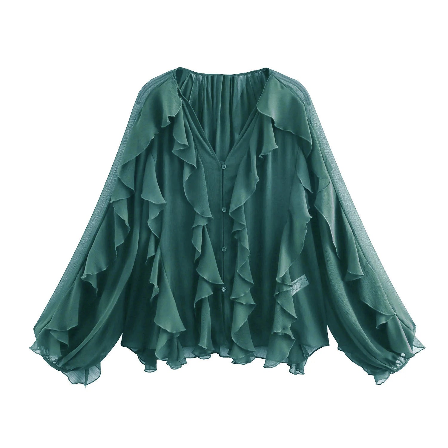 Summer Ruffle frills Top - Shellss