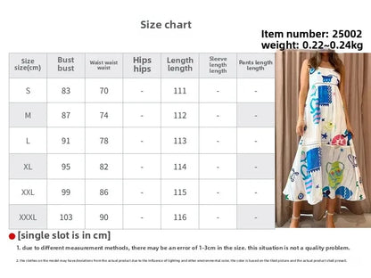 Graffiti multi Print summer Midi paradise