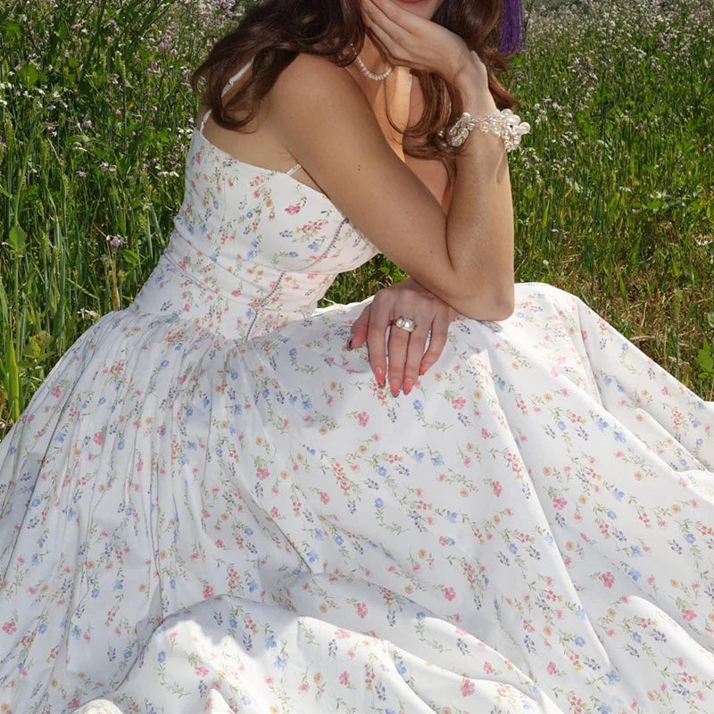 Seaside Print Doll Midi