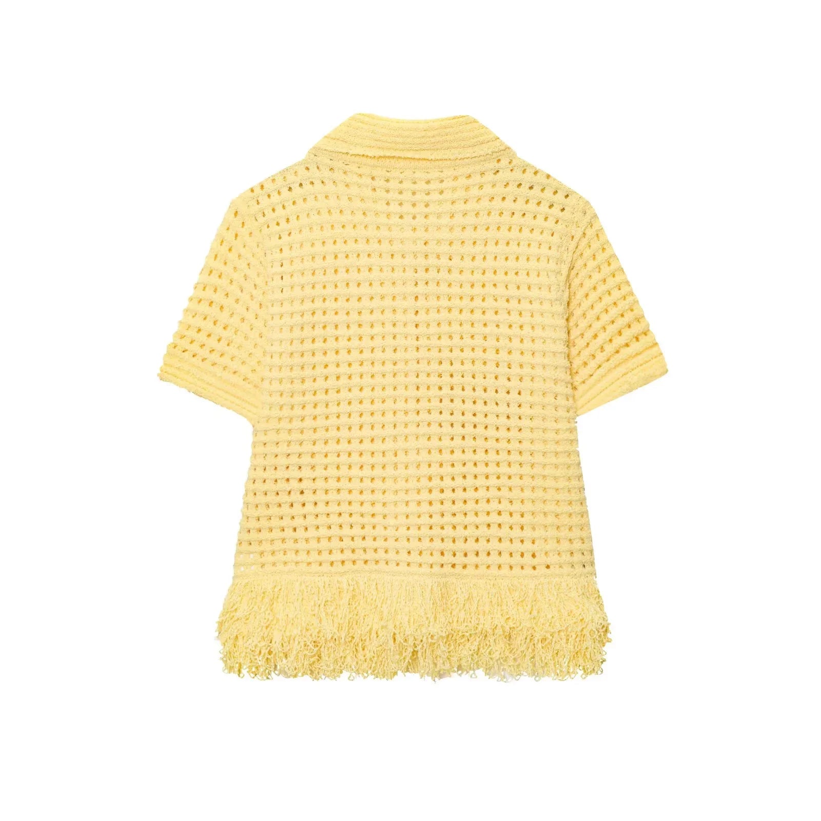 Summer Elegant Knitted Tassel Set