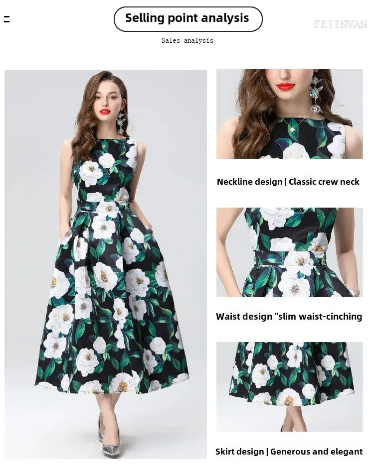 25' Gorgeous Floral Midi Dolce