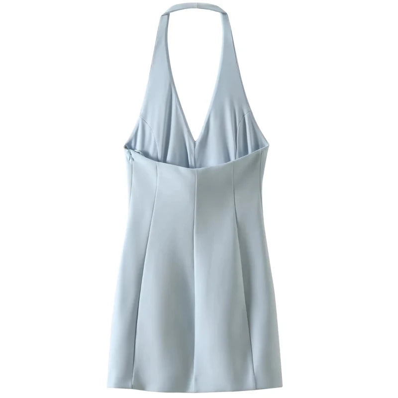 Mini Halter V neck Mini