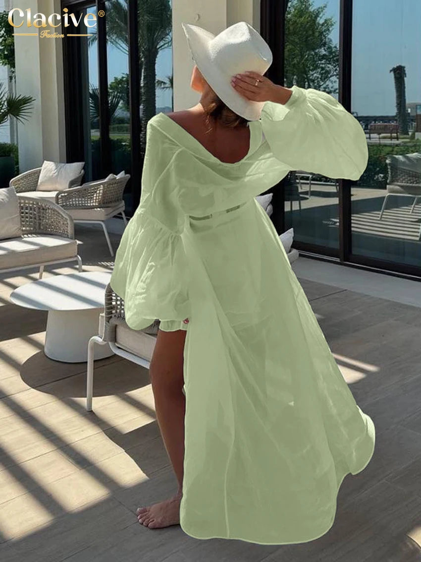 Trendy Loose White 2 Piece set white shorts and cover