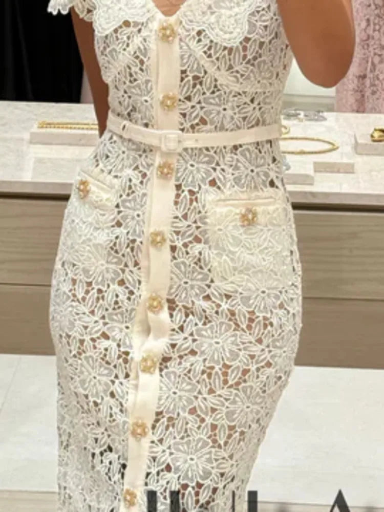 Selfportrait Lace bodycon Dress