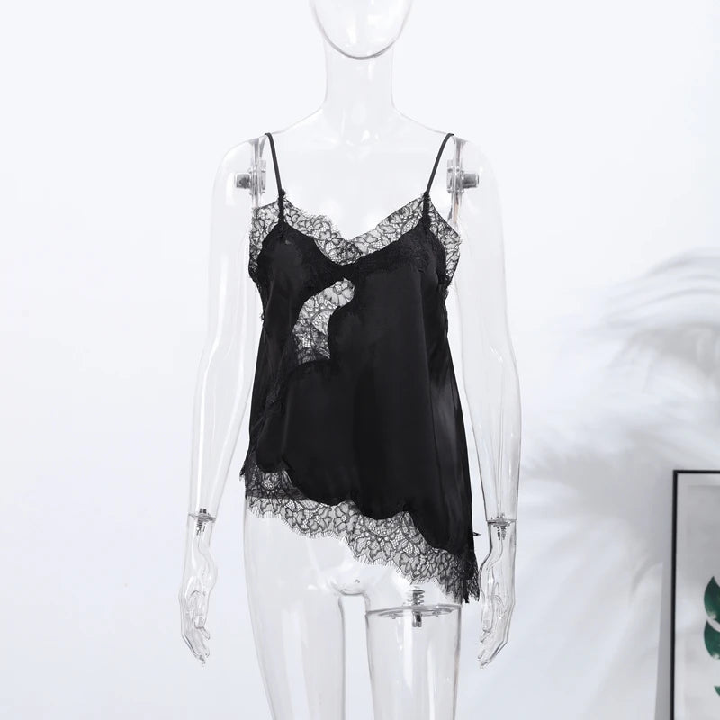 Lace Satin Cami Zara Vibes Top