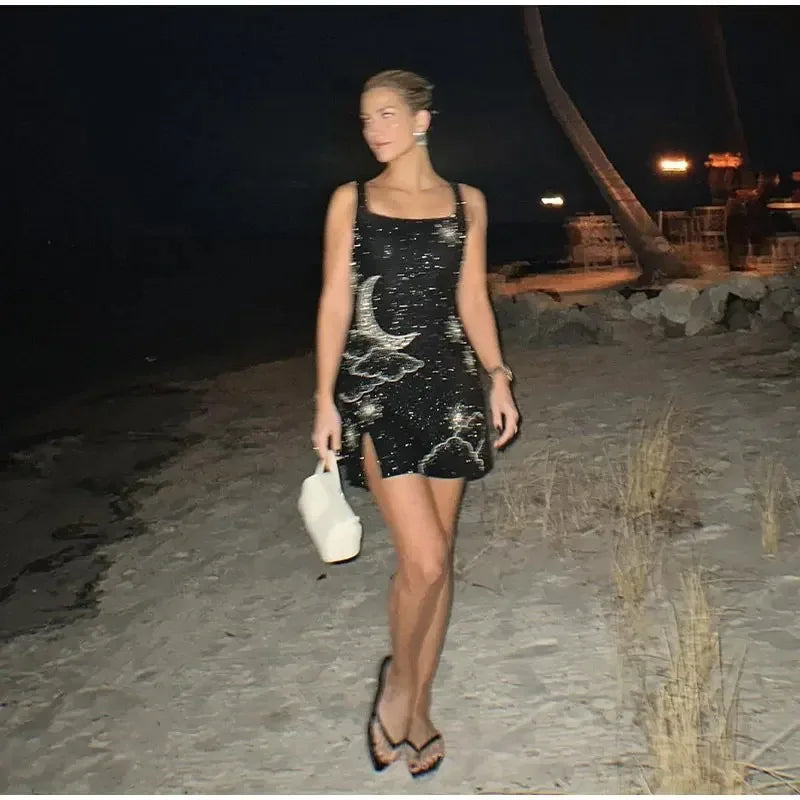 Sparkly A-line Dress Clio