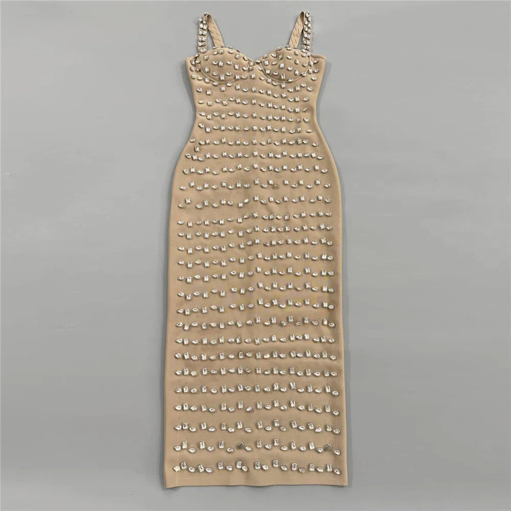 2025 Luxury Beading Bandages Dress