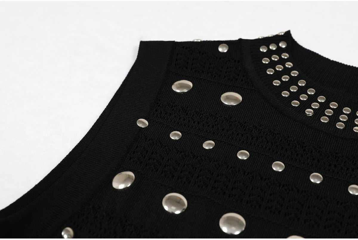 Sandro Riveted Black Dress dior