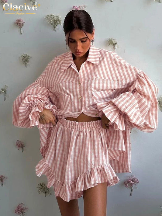 Loose Stripe 2 Piece Sets