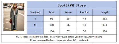 LONG Chic woolen coat