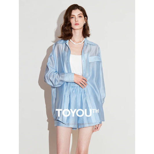 Lightweight silk blouse