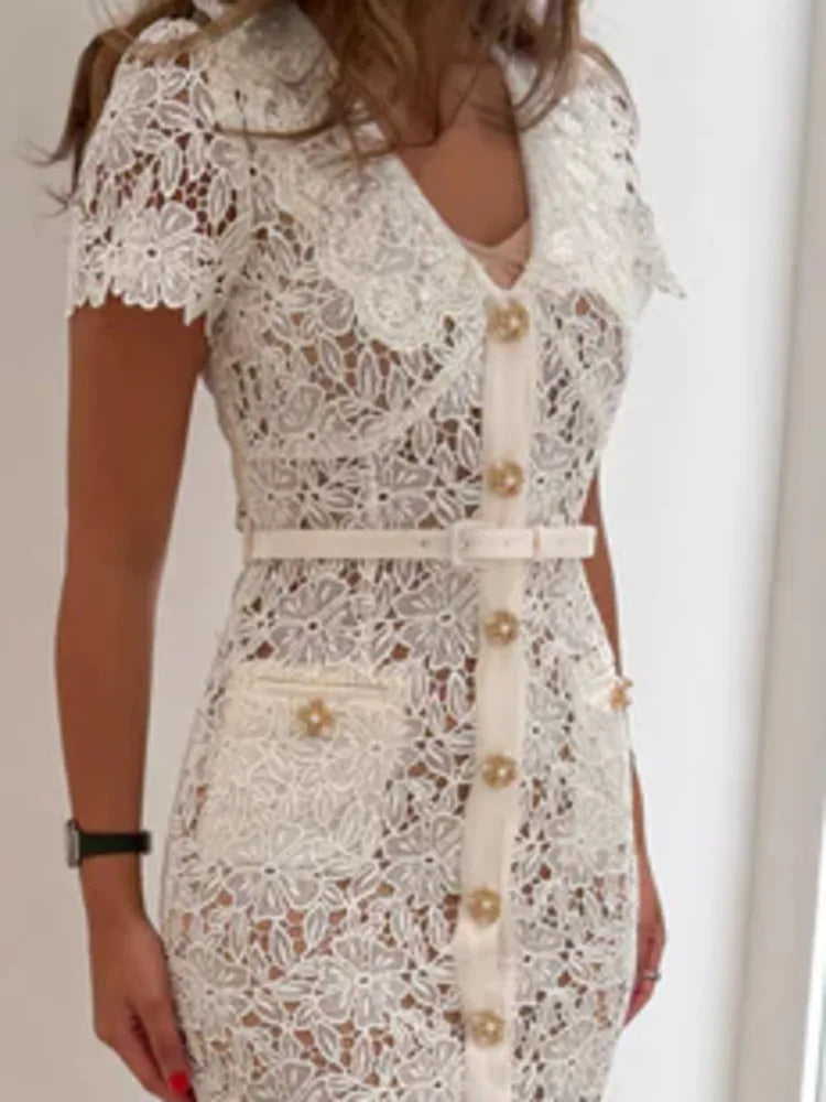 Selfportrait Lace bodycon Dress