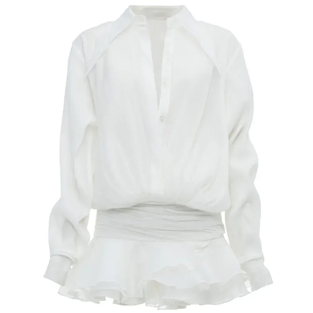 Chiffon Casual Mini Dress