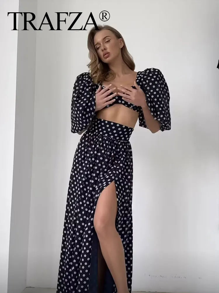 2 piece Polka Dots Set
