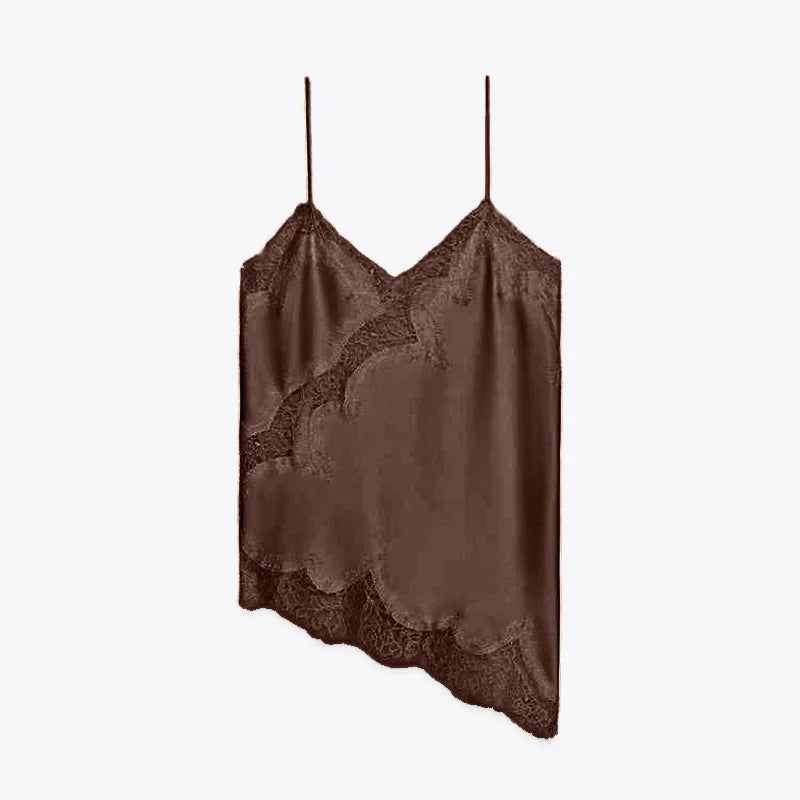Lace Satin Cami Zara Vibes Top