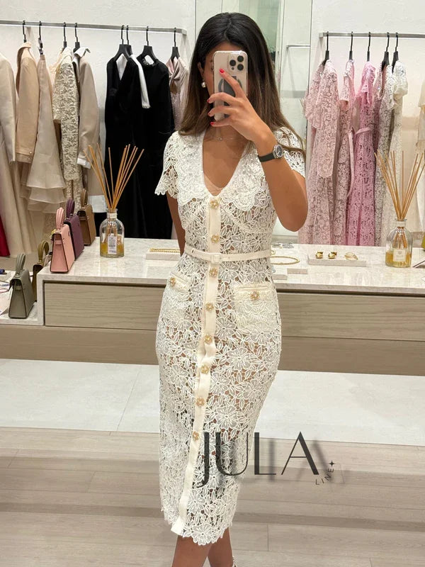 Selfportrait Lace bodycon Dress
